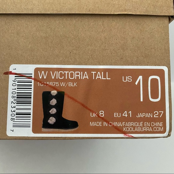 Koolaburra by UGG Victoria Tall Boots Black 10 - Picture 3 of 7